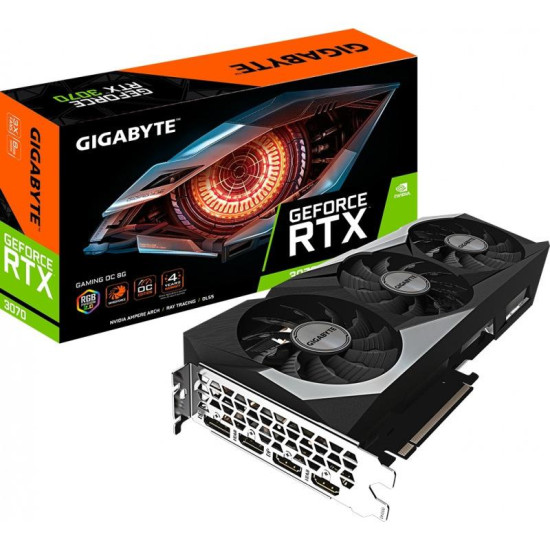 Placa video GIGABYTE GeForce RTX 3070 GAMING OC LHR 8GB GDDR6 256-bit Placa video GIGABYTE GeForce RTX 3070 GAMING OC LHR 8GB GDDR6 256-bit