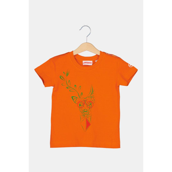 TRICOU  CERB FAMILIE COPII ORANGE-10