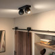 Spot LED Dublu Philips Hue Buckram, Bluetooth, 2xGU10, 2x5W, 700 lm, lumina alba (2200-6500K), IP20, 25.2x8.2cm, Metal, Negru, Intrerupator cu variator inclus Spot LED Dublu Philips Hue Buckram, Bluetooth, 2xGU10, 2x5W, 700 lm, lumina alba (2200-6500K), IP20, 25.2x8.2cm, Metal, Negru, Intrerupator cu variator inclus