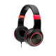 Casti cu micr. Spacer Pearl Red, cu fir, multimedia, 2x Jack 3.5mm, microfon pe fir, driver 40mm, 20Hz - 20000Hz, pliabile, 1.8m, negru si rosu Casti cu micr. Spacer Pearl Red, cu fir, multimedia, 2x Jack 3.5mm, microfon pe fir, driver 40mm, 20Hz - 20000Hz, pliabile, 1.8m, negru si rosu