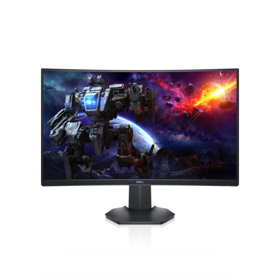 Dell 27 Curved Gaming Monitor -S2721HGFA, 68.47 cm, Maximum preset resolution: 1920 x 1080 at 144 MHz, Screen type: Active matrix - TFT LCD, Panel type Vertical Alignment, Backlight: LED edgelight system, Display screen coating: Anti-glare treatment of th