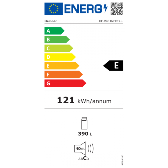 FRIGIDER CU O USA HEINNER HF-V401NFXE++ FRIGIDER CU O USA HEINNER HF-V401NFXE++