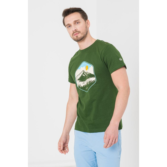 TRICOU CASUAL MOLDOVEANU BARBATI BOTTLE GREEN-S