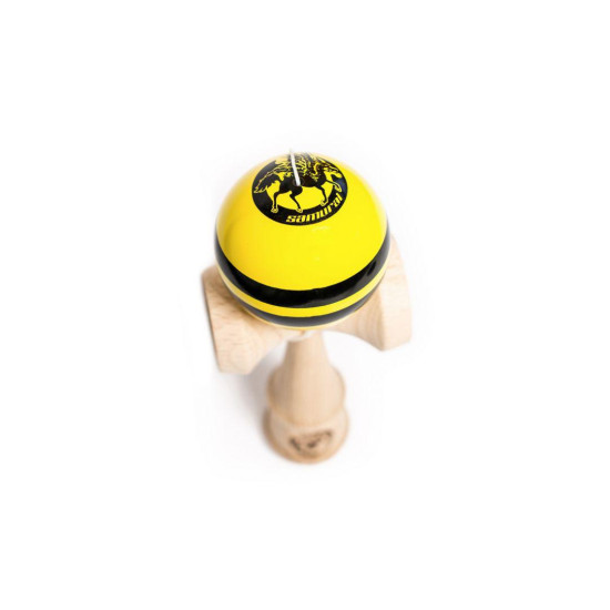 KENDAMA SAMURAI LEMN BEECH VOPSEA LIQUID GALBEN