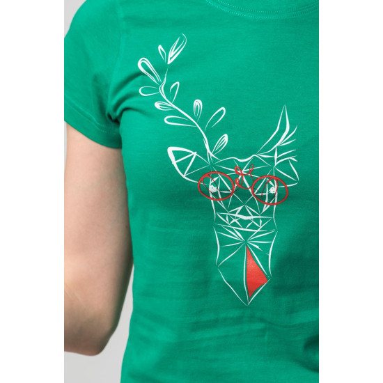 TRICOU  CERB FAMILIE FEMEI   K GREEN-XL