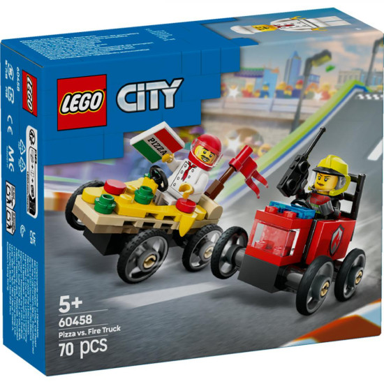 FURGONETA VS.CAMION POMPIERI, LEGO 60458 FURGONETA VS.CAMION POMPIERI, LEGO 60458