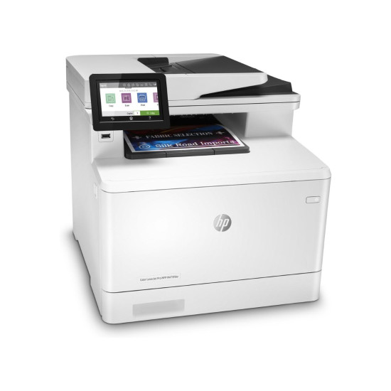 Multifunctional laser color HP M479FDW, Dimensiune A4, (Printare, Copiere, Scanare, fax), Viteza 27 ppm, Rezolutie 600 x 600 dpi, Procesor 1200 MHz, Memorie standard 512 MB NAND Flash,512 MB DRAM, Limbaje d eprintare HP PCL 6, HP PCL 5c, HP postscript lev