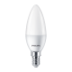 6 Becuri LED Philips B35, E14, 5W (40W), 470 lm, lumina calda (2700K) ,mat