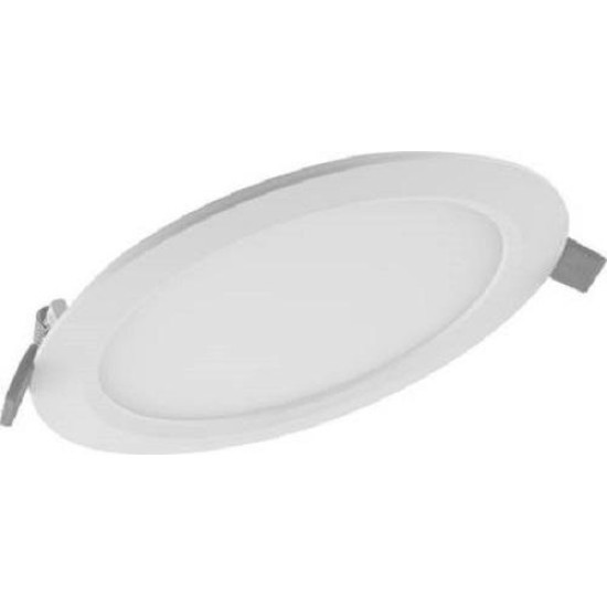 Spot LED incastrat Ledvance DL SLIM, 12W, 1020 lm, lumina neutra (4000K), IP20, 16.9cm, Alb