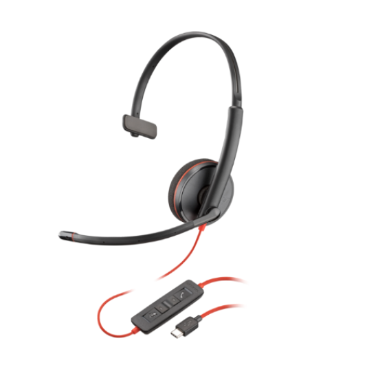 Poly BW 3210 Mono USB-C HS +USB-C/A Poly BW 3210 Mono USB-C HS +USB-C/A