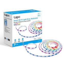 TP-Link Tapo L920-5 Smart light strip, Wi-Fi,multicolor, cuttable, Wi-Fi Protocol: IEEE 802.11 b/g/n, frecventa: 2.4 GHz, Dimensiuni: 5000×10×3.0 mm.