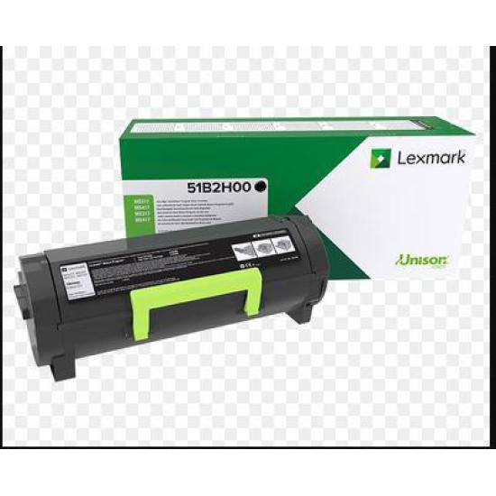 Toner Lexmark 51B2H00, black, 8.5 k, MS417DN, MS517DN, MS617DN,MX617DE, MX517DE, MX417DE.