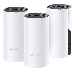 TP-Link AC1200+AV1000 Sistem Mesh Wi-Fi, DECO P9(3-PACK);  Caracteristici wireless: Standarde Wireless: IEEE 802.11 ac/n/a 5 GHz, IEEE 802.11 b/g/n 2.4 GHz; Frecvență: 2.4GHz and 5GHz; Rată de Semnal: 867Mbps at 5GHz, 300Mbps at 2.4GHz; Caracteristici Har