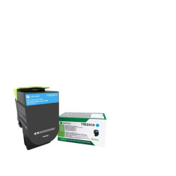 Toner Lexmark 71B20C0, cyan ,return program ,2.3k,CX317DN/417DE, CS317DN/417DN/