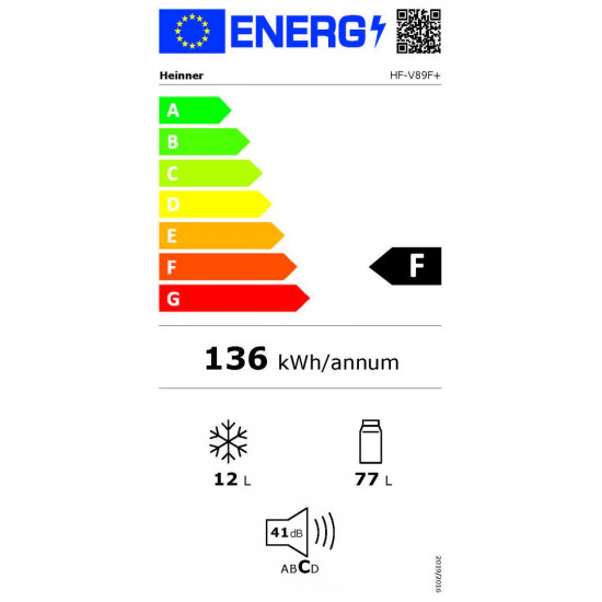 FRIGIDER CU O USA HEINNER HF-V89F+