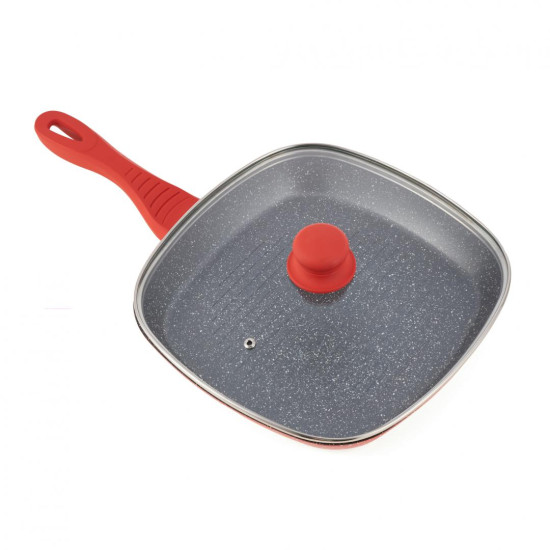TIGAIE GRILL ALU+CAP 28x4CM,ORANGE GRAYS, COOKING BY HEINNER TIGAIE GRILL ALU+CAP 28x4CM,ORANGE GRAYS, COOKING BY HEINNER