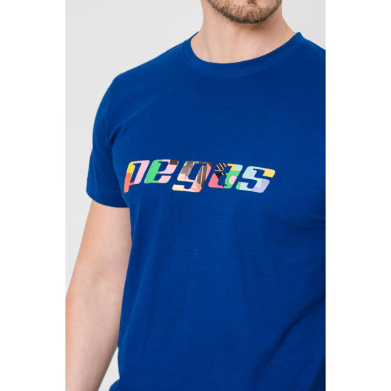 TRICOU LOGO MULTICOLOR BARBATI ROYAL BLUE-M TRICOU LOGO MULTICOLOR BARBATI ROYAL BLUE-M