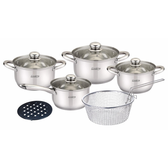 MADELINE, SET GATIT INOX 10 PIESE MADELINE, SET GATIT INOX 10 PIESE