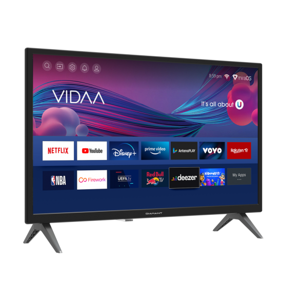 LED TV DIAMANT SMART 24HL4330H/C, 60 cm, HD, miraOS