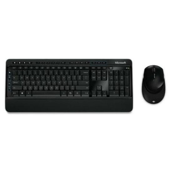 Kit Tastatura + Mouse Microsoft 3050, Wireless Desktop, negru