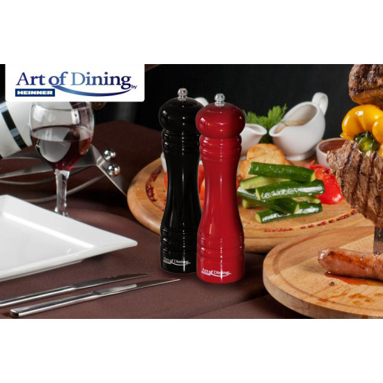 SET 2 RASNITE S&P 20 CM ROSU+NEGRU, ART OF DINING BY HEINNER SET 2 RASNITE S&P 20 CM ROSU+NEGRU, ART OF DINING BY HEINNER