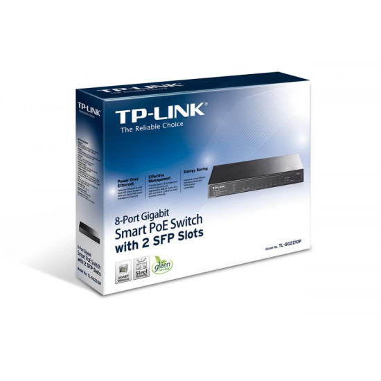 Switch TP-Link TL-SG2210P, 8 port, 10/100/1000 Mbps