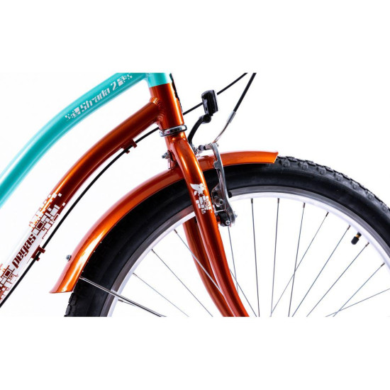 PEGAS STRADA 2 26'' ALUMINIU MARO VERDE PEGAS STRADA 2 26'' ALUMINIU MARO VERDE