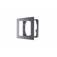 Panou frontal pentru un modul videointerfon modular Hikvision DS-KD-ACW1; montare aplicata; material aluminiu; dimensiuni: 117mm x 1 07mm ×4mm;