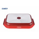 TAVA INALTA ALUMINIU 39.5x26CM, RED LINE TAVA INALTA ALUMINIU 39.5x26CM, RED LINE