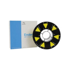 CREALITY ENDER PLA 3D Printer Filament, Yellow, Printing temperature: 200, Filament diameter: 1.75mm, Tensile strength: 60MPa, Size of filament wheel: Diameter 200mm, height 70mm, hole diameter 56mm.