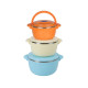 SET 3 CASEROLE TERMICE 2+4+6L,BELLY BLUE, ART OF DINING BY HEINNER SET 3 CASEROLE TERMICE 2+4+6L,BELLY BLUE, ART OF DINING BY HEINNER