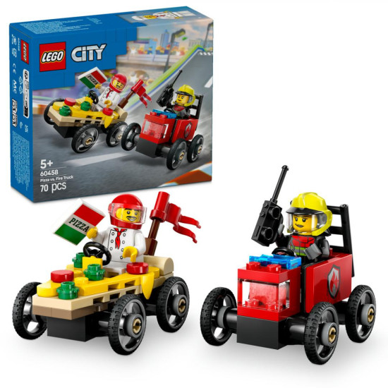 FURGONETA VS.CAMION POMPIERI, LEGO 60458 FURGONETA VS.CAMION POMPIERI, LEGO 60458