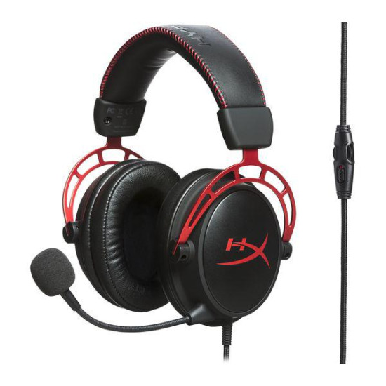 Casti HP HYPERX CLOUD ALPHA, cu fir, rosu Casti HP HYPERX CLOUD ALPHA, cu fir, rosu