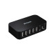 Hub USB D-Link DUB-H7, 7 porturi USB 2.0, negru