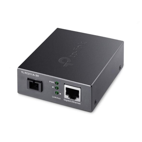 TP-LINK Gigabit WDM Media Converter, Standarde si protocoale: IEEE 802.3, IEEE 802.3i, IEEE 802.3u, IEEE 802.3ab, IEEE 802.3x, IEEE 802.3z, interfata: 1 x Gigabit SC fiber, 1× 10/100/1000 Mbps RJ45, UTP cat 5.