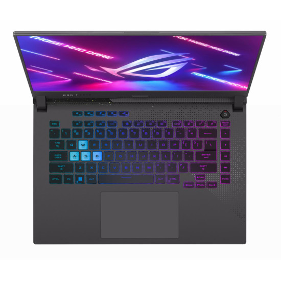 Laptop Gaming ASUS ROG Strix G15, G513RM-HQ114,  15.6-inch,  QHD (2560 x 1440) 16:9,  AMD Ryzen(T) 9 6900HX Mobile Processor (8-core/16-thread,  20MB cache,  up to 4.9 GHz max boost),  NVIDIA(R) GeForce RTX(T) 3060 Laptop GPU, 165Hz,  8GB DDR5-4800 SO-DIM