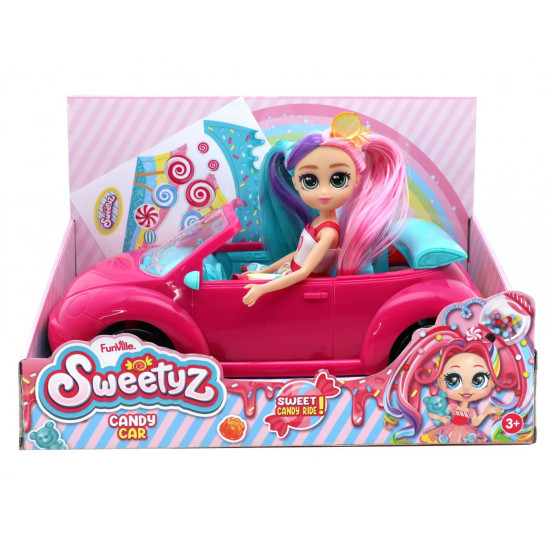 PAPUSA SWEETYZ SI MASINA DECAPOTABILA PAPUSA SWEETYZ SI MASINA DECAPOTABILA