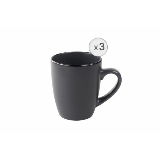 SET 3 CANI CERAMICA, 354 ML, CALYPSO
