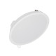 Spot LED incastrat Ledvance DN215, 24W, 220-240V, 2400 lm, lumina neutra (4000K), IP44/IK03, 215x42mm, policarbonat, Alb