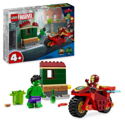 IRON MAN CU MOTOCICLETA&HULK, LEGO 76287