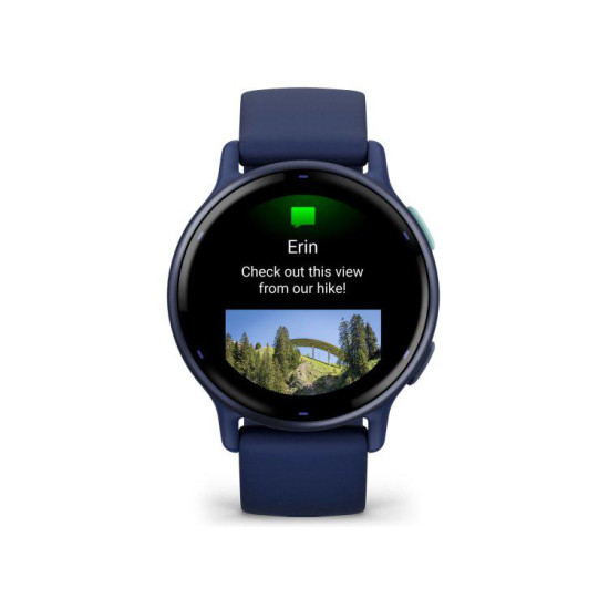 Ceas Garmin vivoactive 5 Blue/Blue Metal