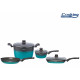 SET GATIT 7 PIESE ALUMINIU, GREEN COOK, COOKING BY HEINNER