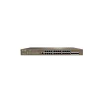 IP-COM switch G5328P-24-410W, 24-Port Gigabit Ethernet managed L3 POE switch,; Standard and Protocol: IEEE802.3,IEEE802.3u,IEEE802.3ab,IEEE802.3ad,IEEE802.3z,IEEE802.3x,IEEE8 02.1p,IEEE802.1q,IEEE802.1w,IEEE802.1d,IEEE802.1s,IEEE802.3af/at, 24 x 10/100/10