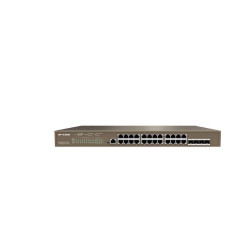 IP-COM switch G5328P-24-410W, 24-Port Gigabit Ethernet managed L3 POE switch,; Standard and Protocol: IEEE802.3,IEEE802.3u,IEEE802.3ab,IEEE802.3ad,IEEE802.3z,IEEE802.3x,IEEE8 02.1p,IEEE802.1q,IEEE802.1w,IEEE802.1d,IEEE802.1s,IEEE802.3af/at, 24 x 10/100/10