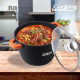 OALA ALUMINIU TURNAT+CAPAC, 28 cm x 20 cm , 10 L, DARK LINE, COOKING BY HEINNER OALA ALUMINIU TURNAT+CAPAC, 28 cm x 20 cm , 10 L, DARK LINE, COOKING BY HEINNER