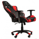 Scaun gaming X by Serioux, Torin, ajustabil, piele sintetica, piston pe gaz, manere reglabile, baza stea cu 5 picioare, greutate maxima admisa 150Kg, perne detasabile, negru si rosu