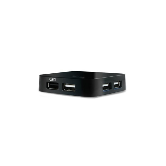 Hub USB D-Link DUB-H4, 4 porturi USB 2.0, negru