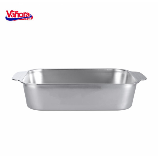 TAVA INOX 33x19x7.5 CM, LORA TAVA INOX 33x19x7.5 CM, LORA