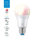 Bec LED RGB inteligent WiZ Connected Colors A60, Wi-Fi, E27, 8W (60W), 806 lm, lumina alba si color (2200-6500K), compatibil Google Assistant/Alexa/Siri Bec LED RGB inteligent WiZ Connected Colors A60, Wi-Fi, E27, 8W (60W), 806 lm, lumina alba si color (2200-6500K), compatibil Google Assistant/Alexa/Siri