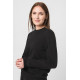 BLUZA COTON CASUAL FEMEI BLACK-S